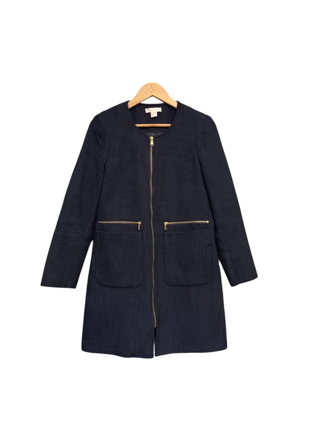 H&M Mantel L Dunkelblau