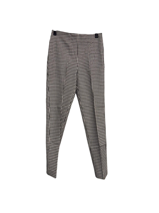 H&M Hose S Schwarz Weiss kariert Strech