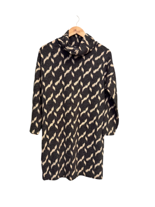 made in Italy Kleid M Grau und Beige