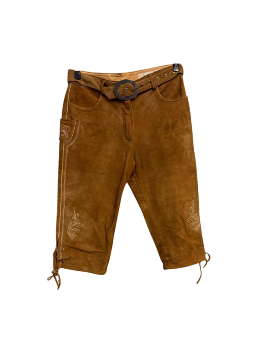Der Wildschütz Damen Lederhose M Braun