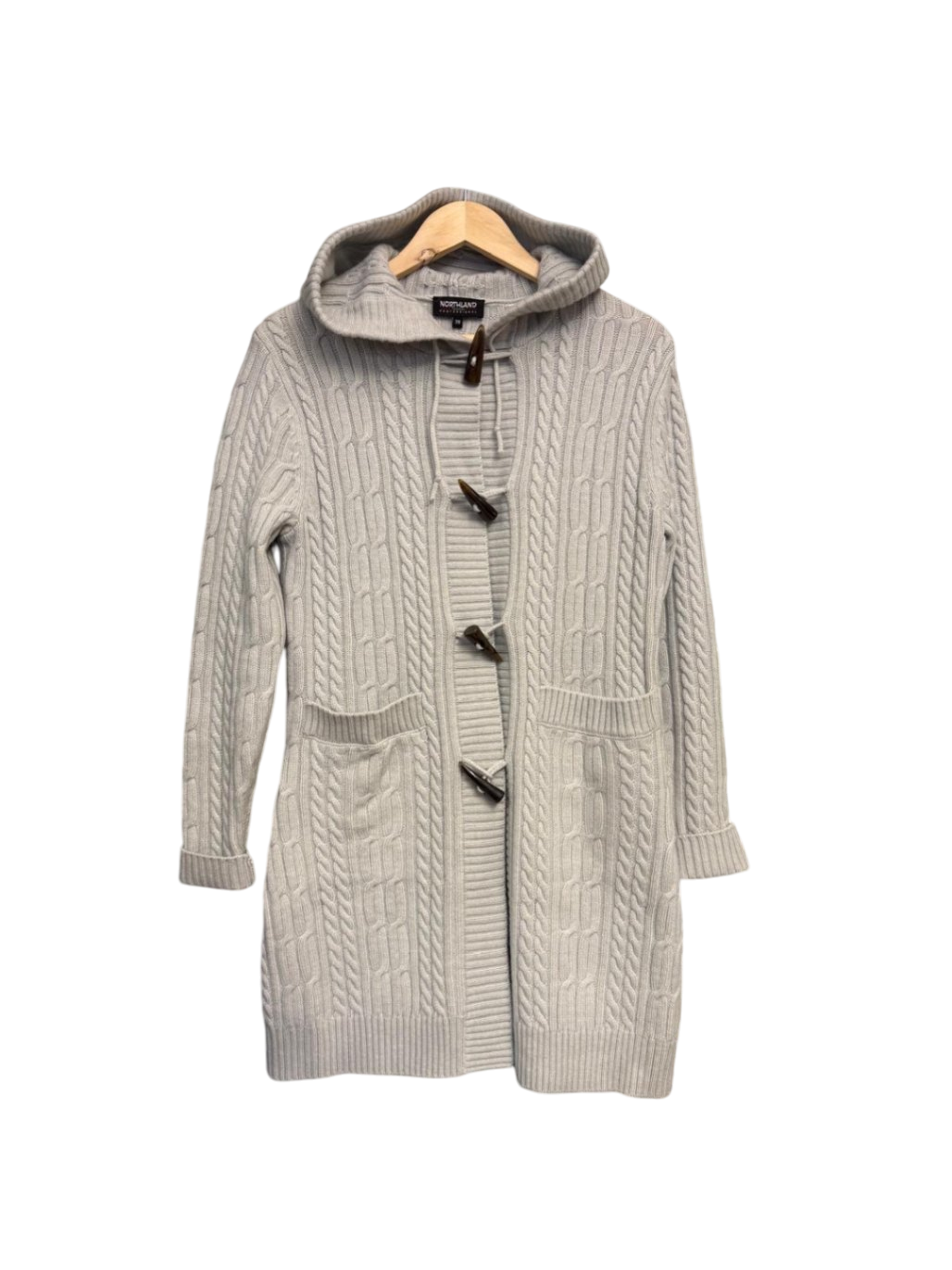 NORTHLAND Strickmantel M Hellblau