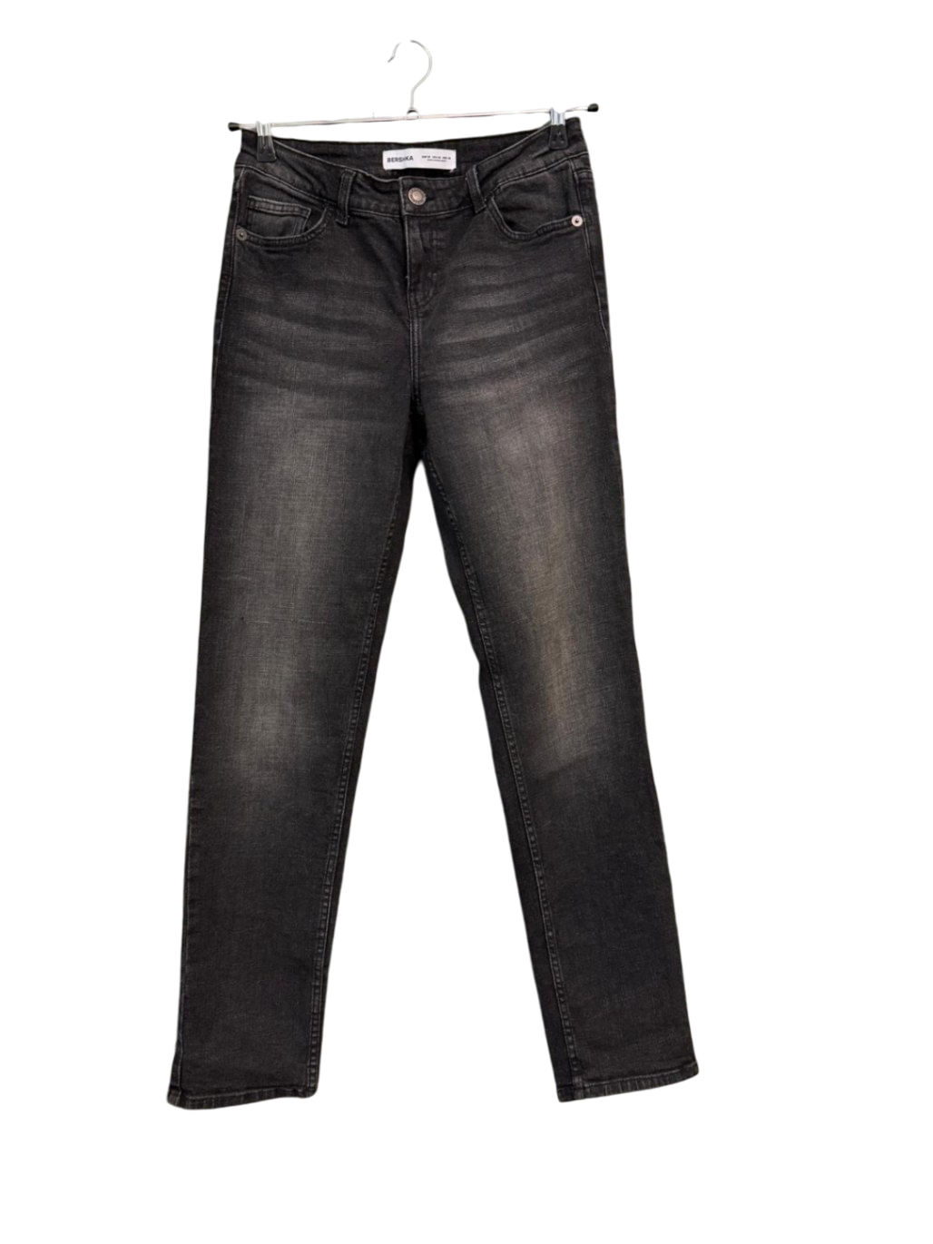 Bershka Denim 38 Schwarz