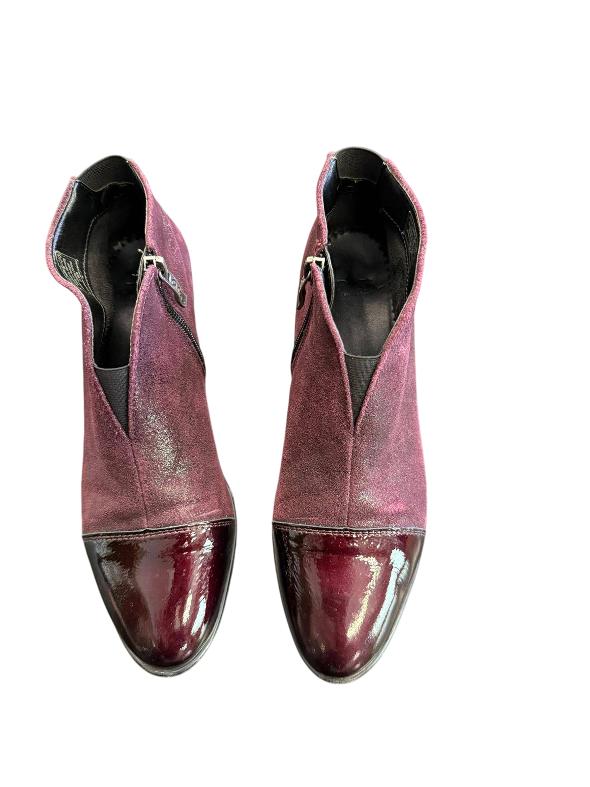 ara 38,5 Bordeaux und Schwarz Stiefeletten