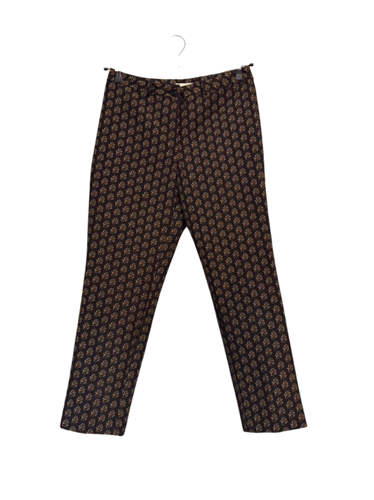 H&M M Schwarz mit braunem Muster