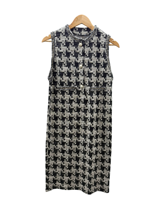 Kleid M schwarz, weiß