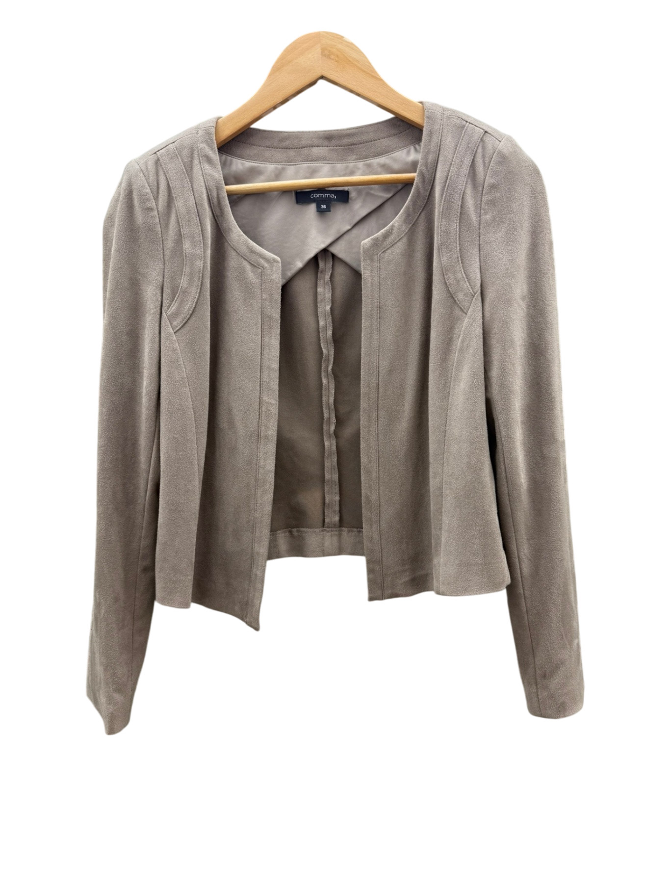 Comma Blazer S Beige