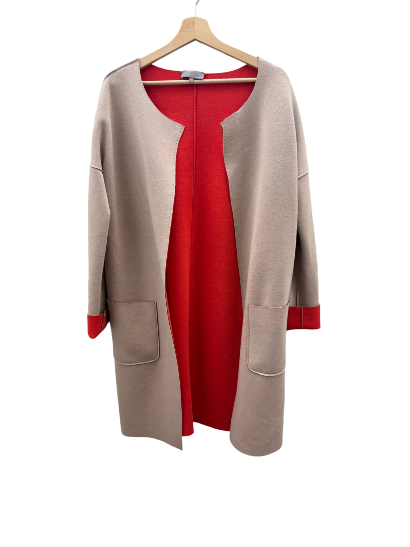 Lieblingsstück Wollmix oder ähnliche Stoffqualität S Beige und Rot