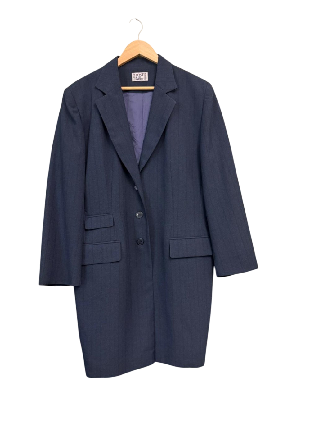 Jose de Wolff Wolle 3XL Dunkelblau Blazer mit Rock