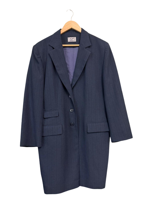 Jose de Wolff Wolle 3XL Dunkelblau Blazer mit Rock