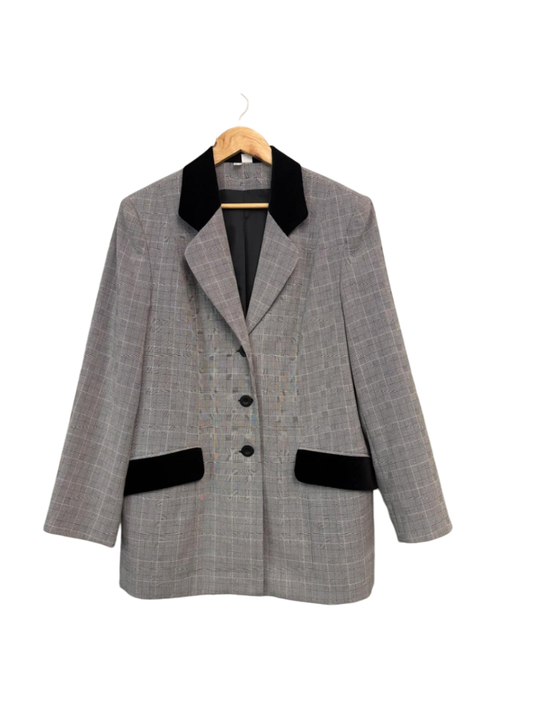 3XL Grau mit Schwarz