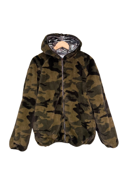 one size Grün, Schwarz Wendejacke