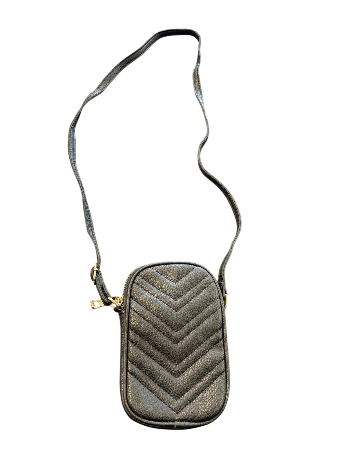 Kunstleder ca. 12 x 19cm Schwarz Handytasche