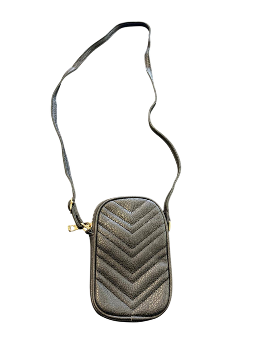 Kunstleder ca. 12 x 19cm Schwarz Handytasche