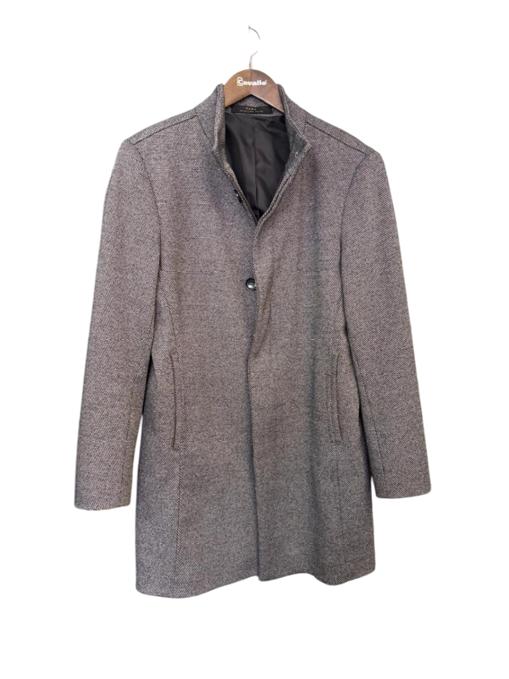 ZARA M Grau Mantel Herren