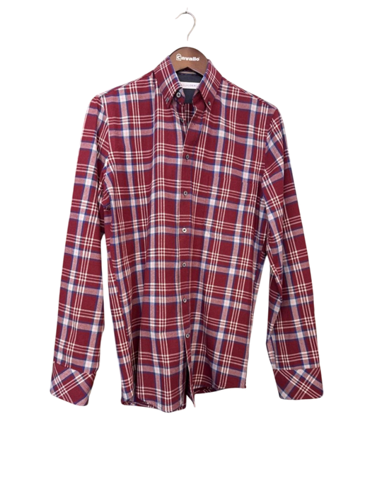 Belvedere S Rot, Blau, Weiß Hemd