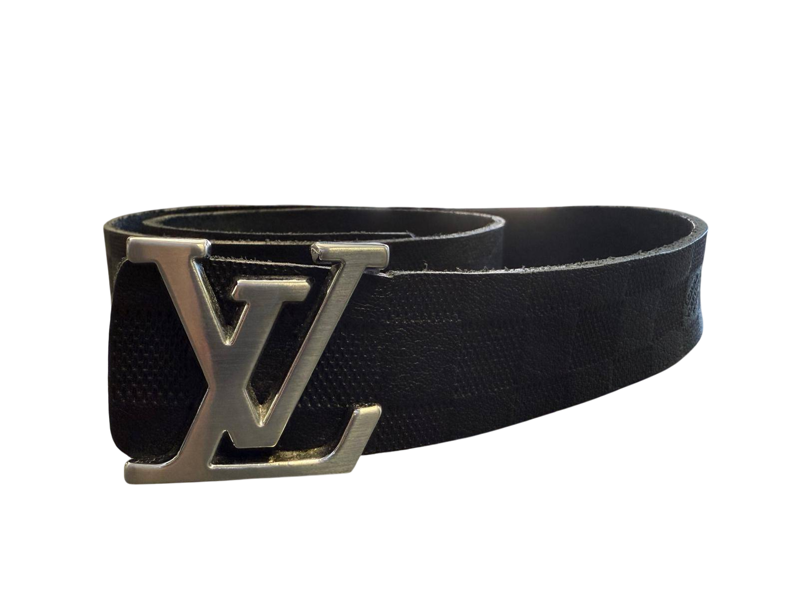 Louis Vuitton 110cm Schwarz Herrengürtel