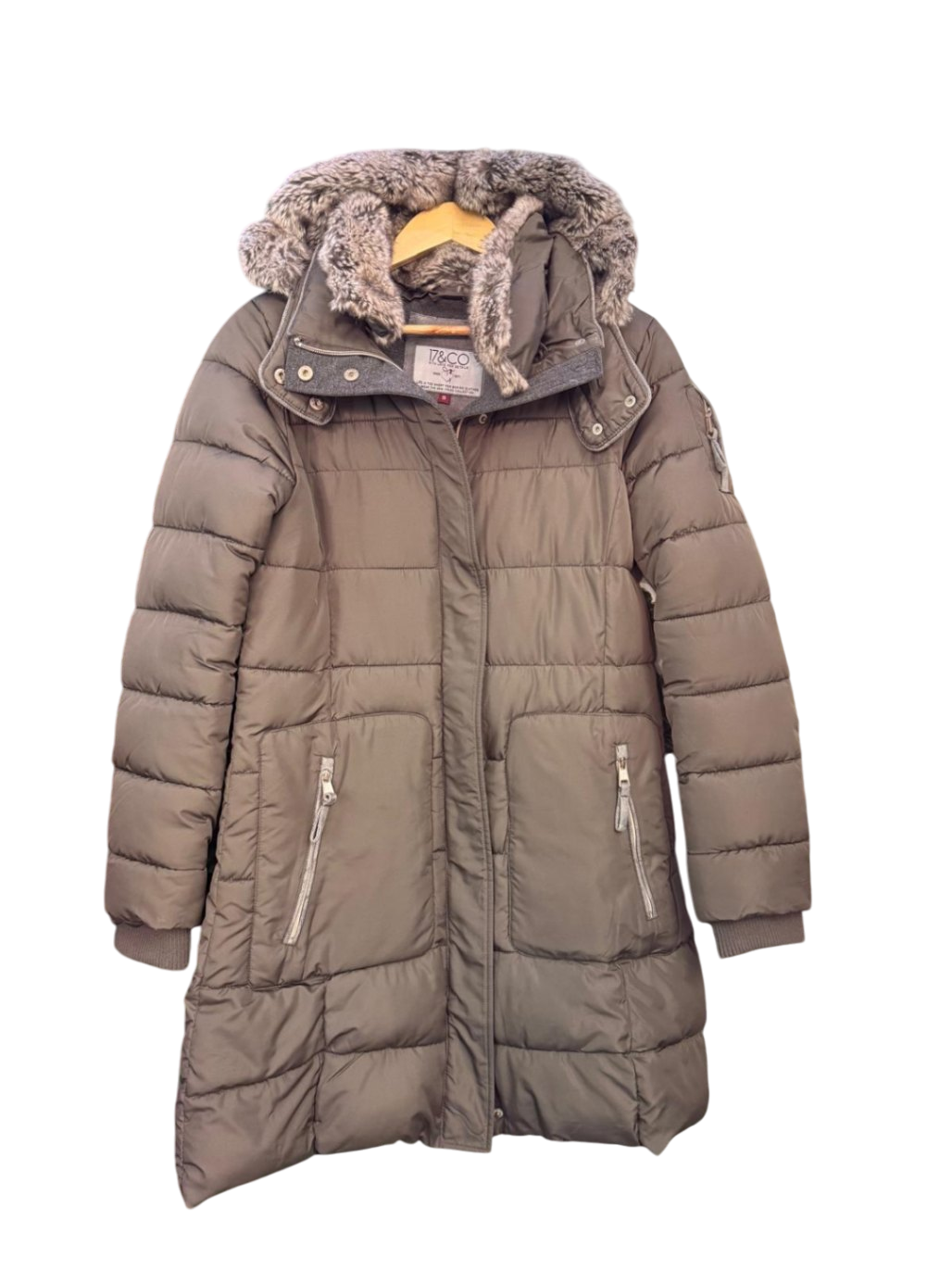 17&Co S Grau Steppmantel