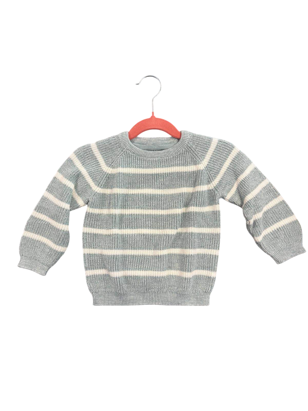 C&A 86 Grau mit weißen Streifen Pullover