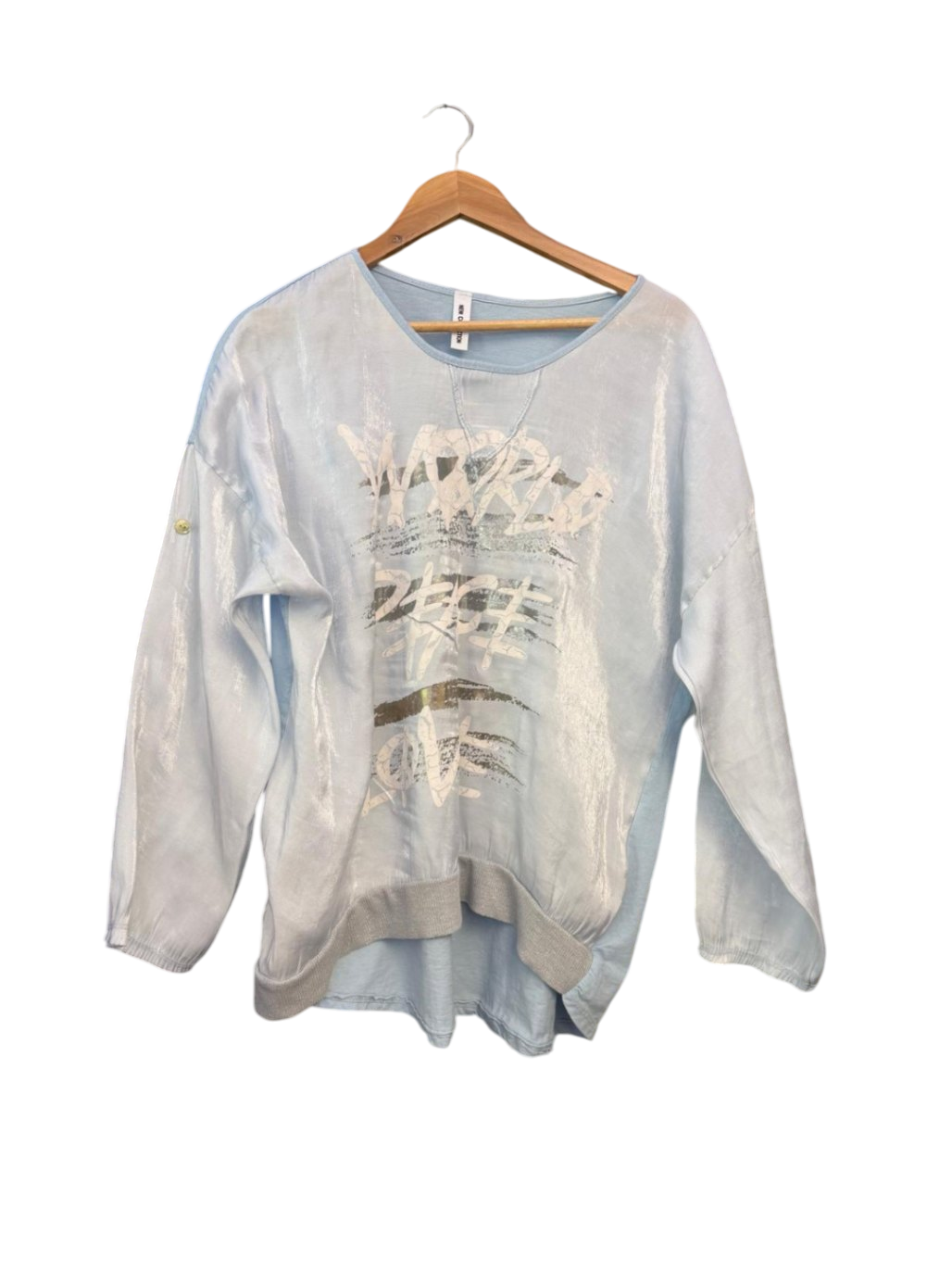 Oberteil XL Hellblau