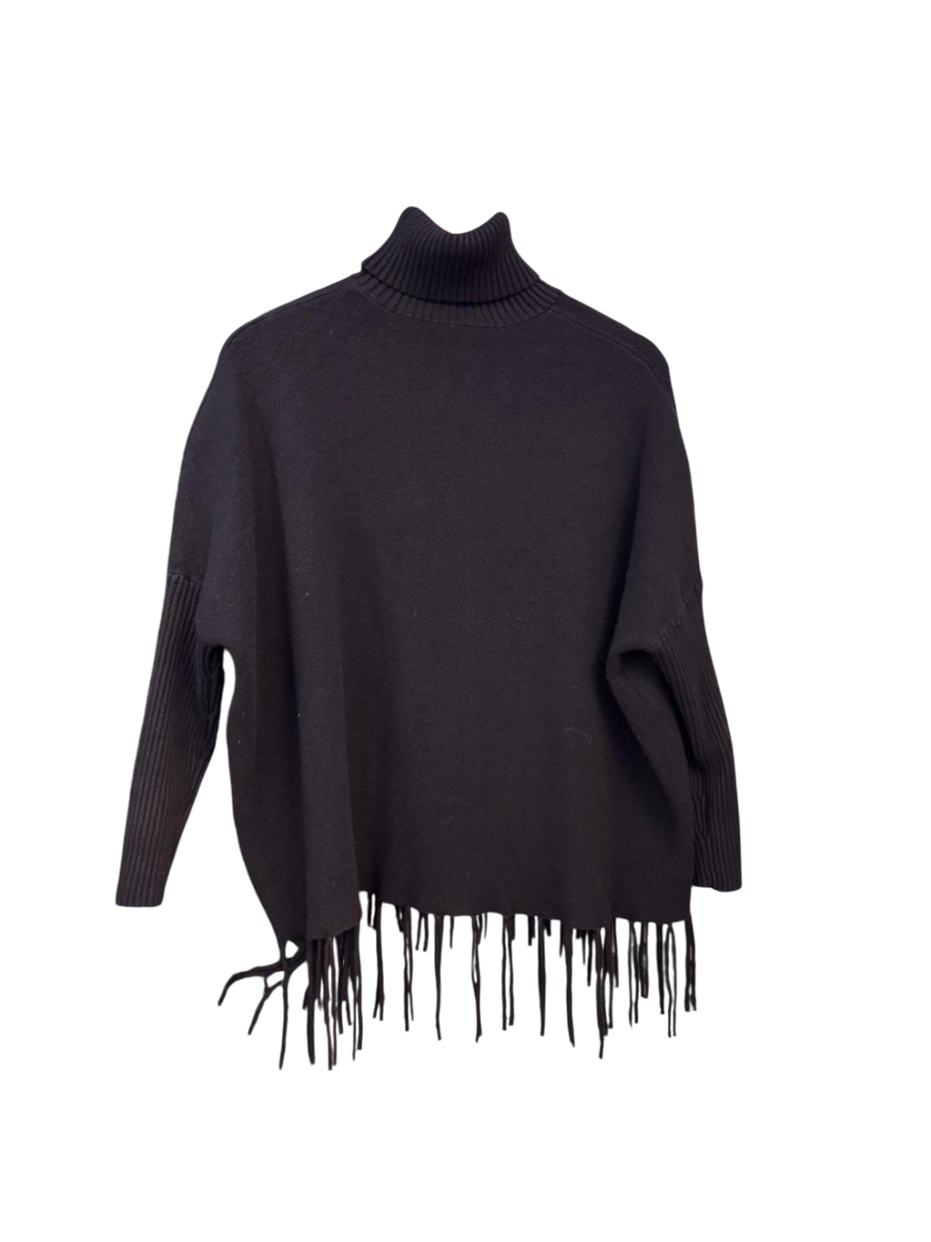 Rollkragen Pullover one size Schwarz