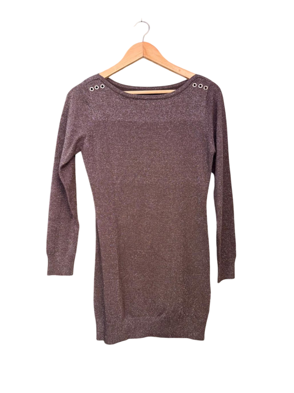 Damen Pullover S Bronze