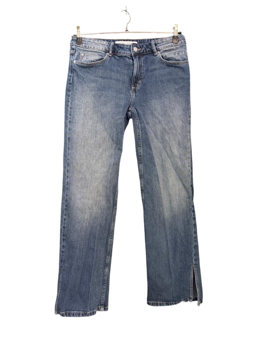 Bershka Damen Jeans L Blau