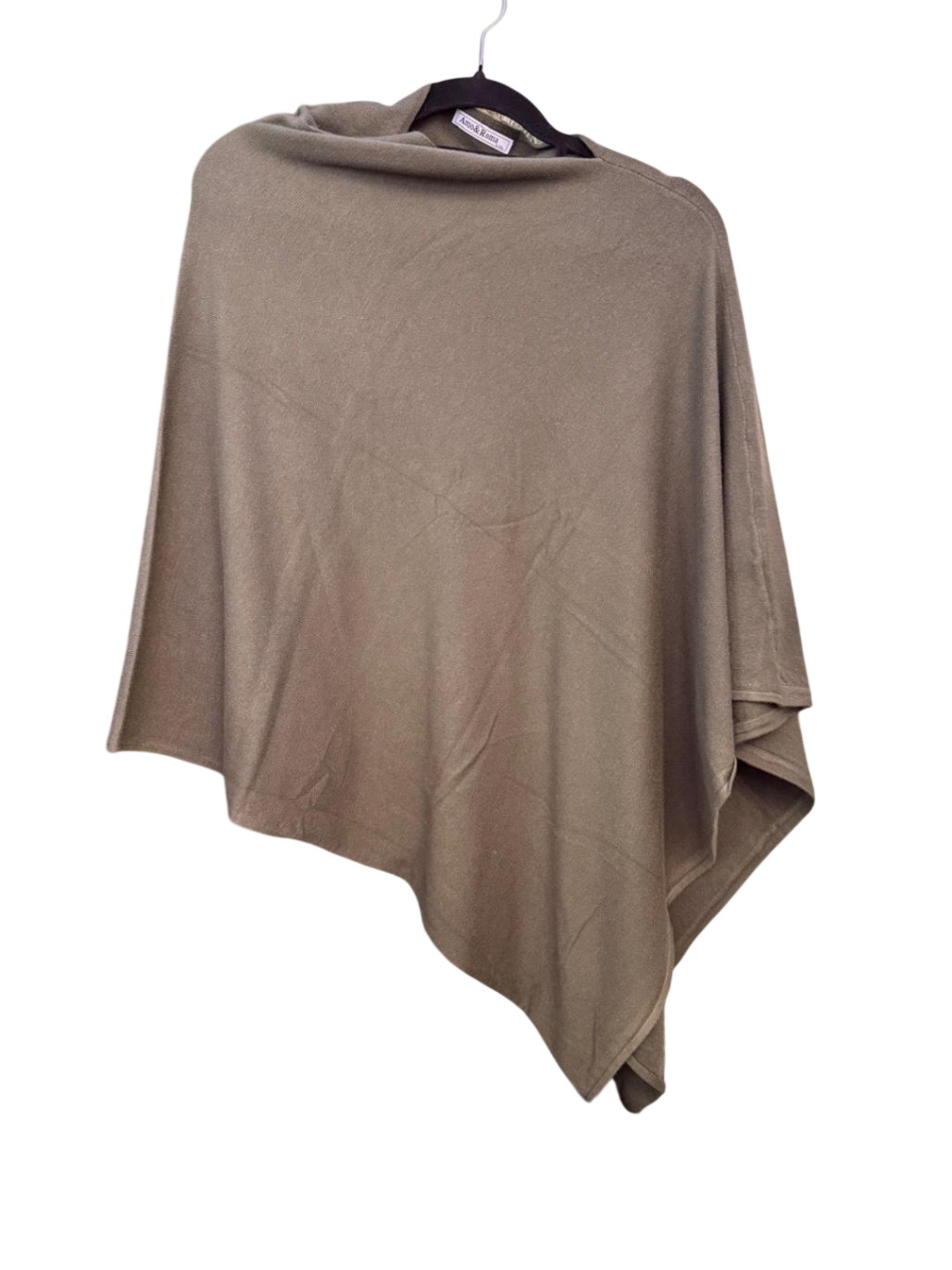 Amo & Roma Poncho L-XL Olivgrün