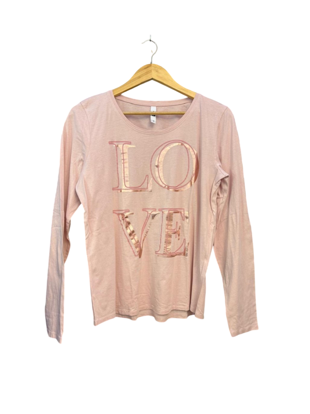 langarm Shirt M Hellrosa