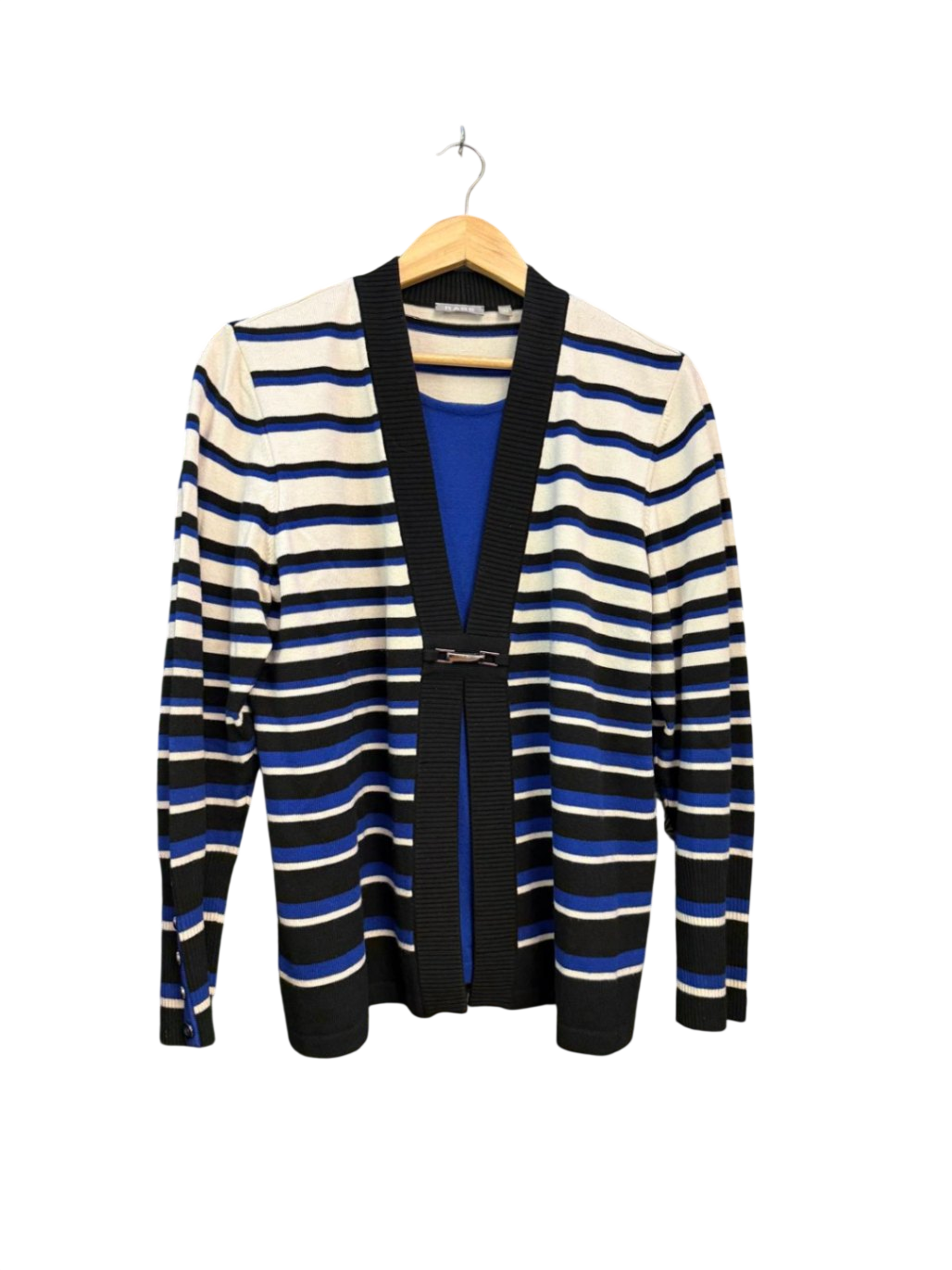 RABE Pullover 2XL Blau, Weiß, Schwarz