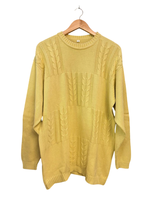 Pullover L Gelb