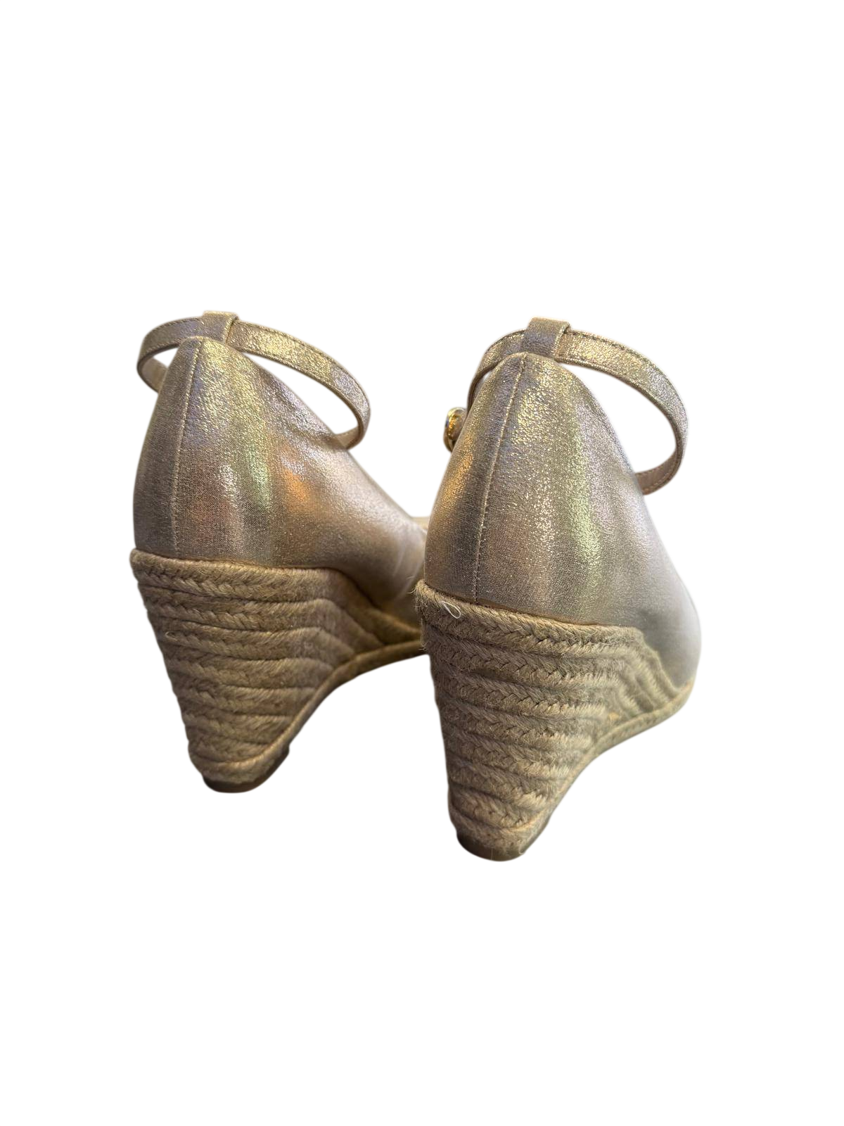 Tamaris Keilpumps 39 Perlglanzend, Champagner