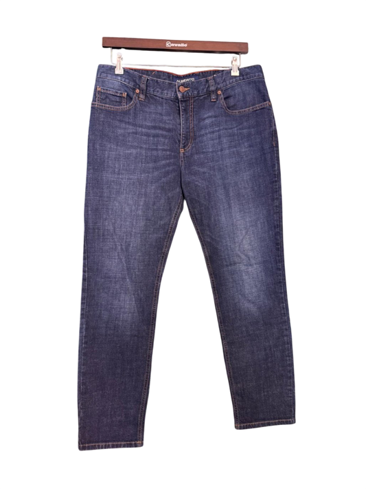 Alberto Herrenjeans Regular Fit W34-L30 Dunkelblau