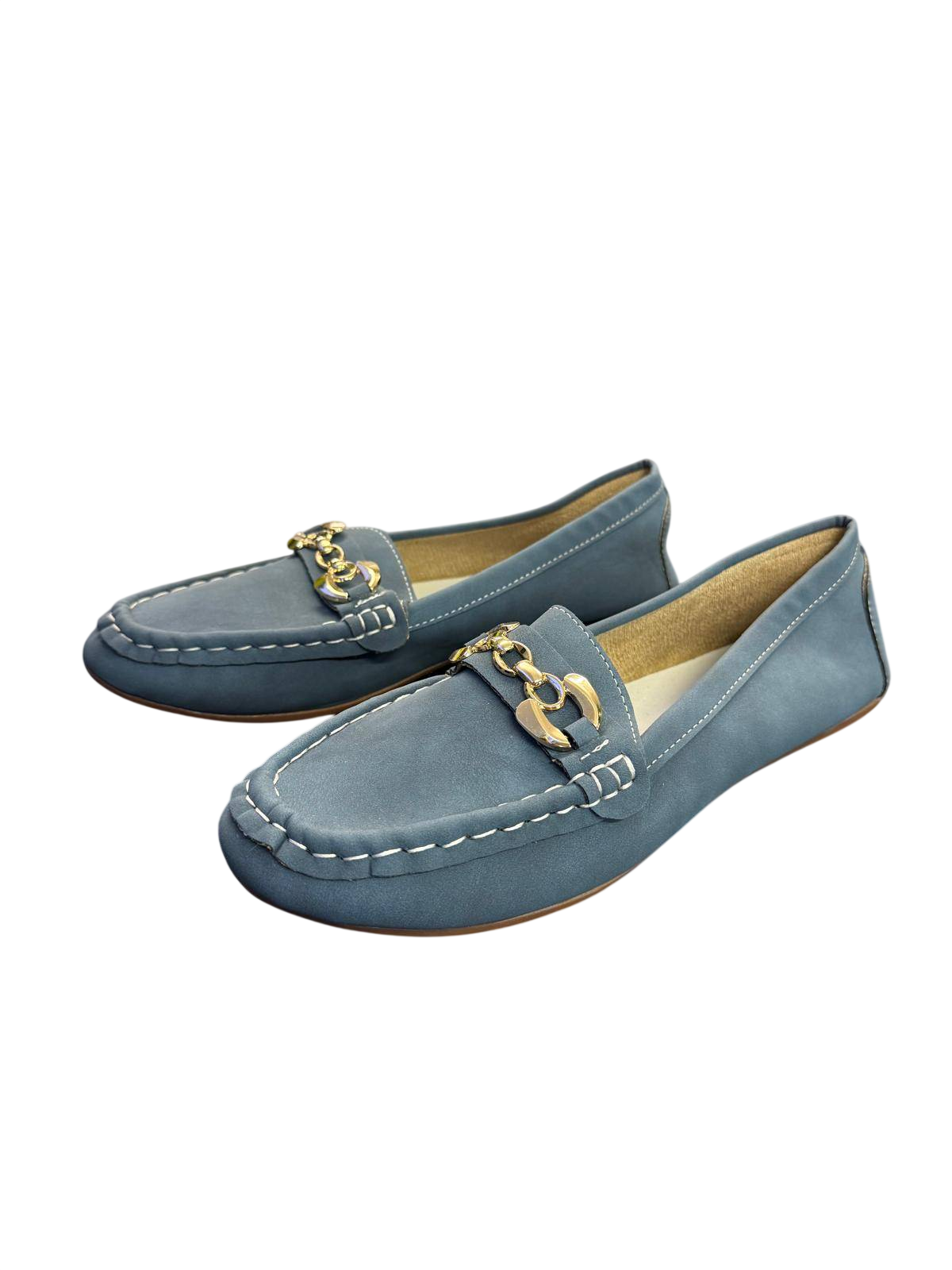 Damen Slipper 43 Blau