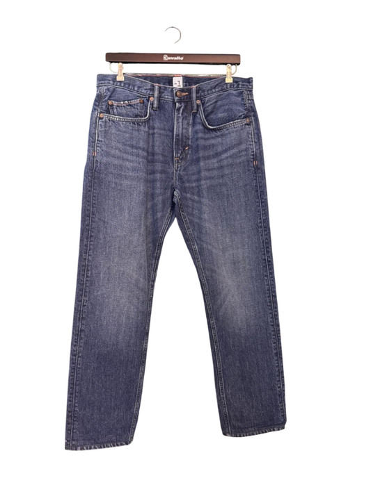 Minus One Herrenjeans W32-L32 Blau