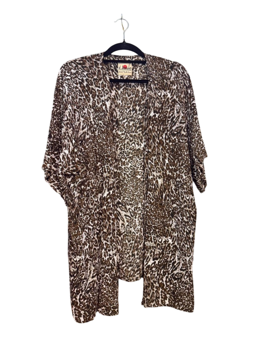 Westenbluse XL Braun und Weiß