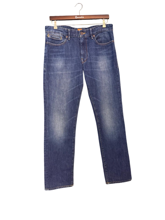 Hugo Boss Herrenjeans Regular Fit W33-L36 Blau