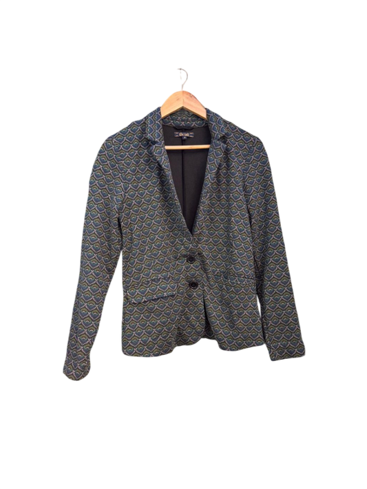 King Louie Blazer M Mehrfarbig mit Blau, Grün und Schwarz