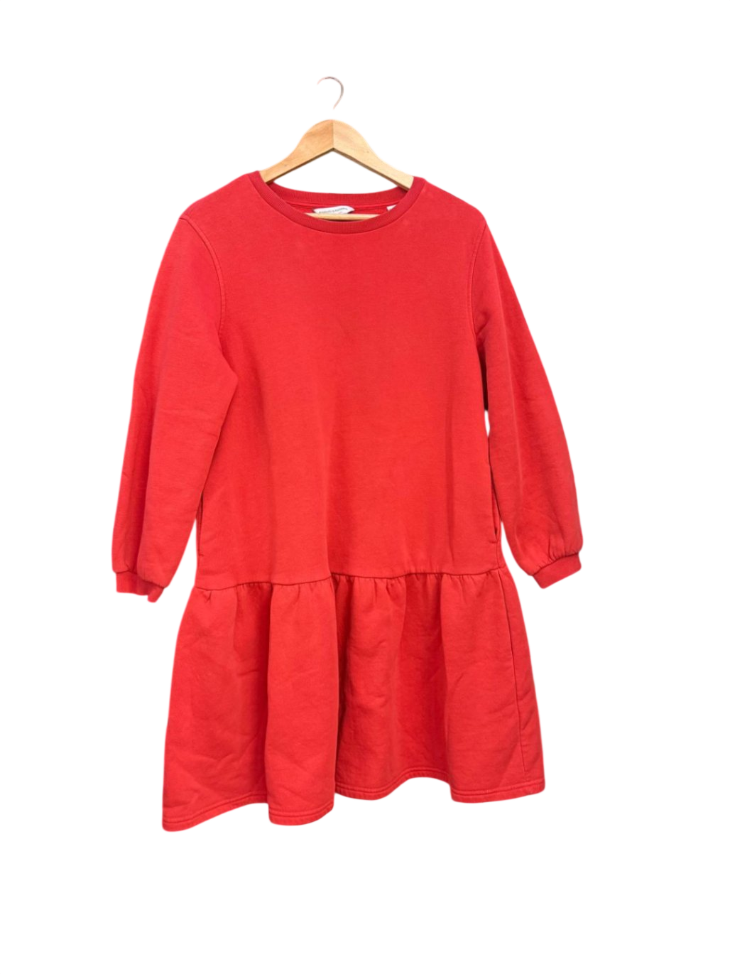 Sweatshirtkleid S-M Rot