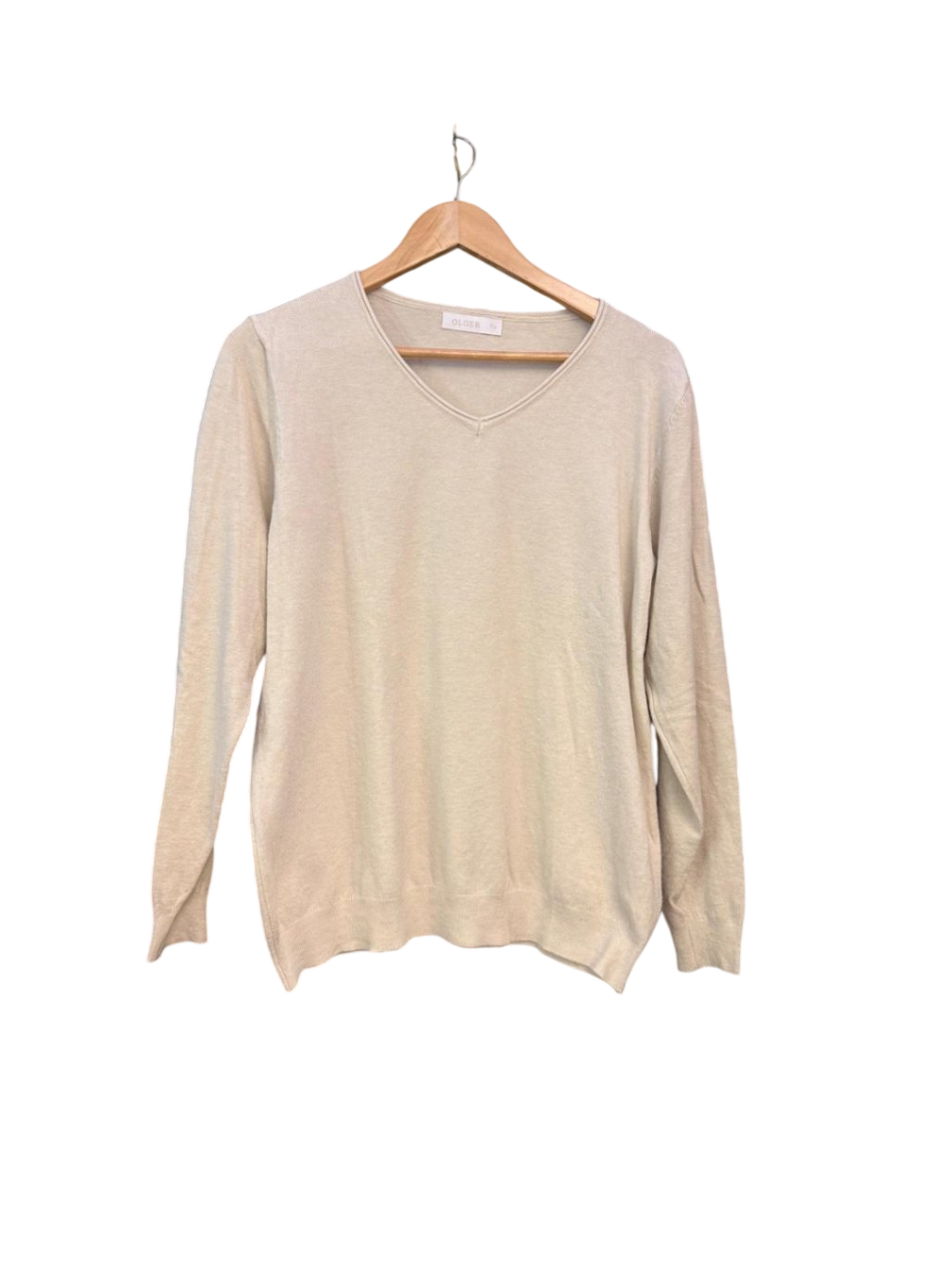 Olger Pullover L Cream/Beige