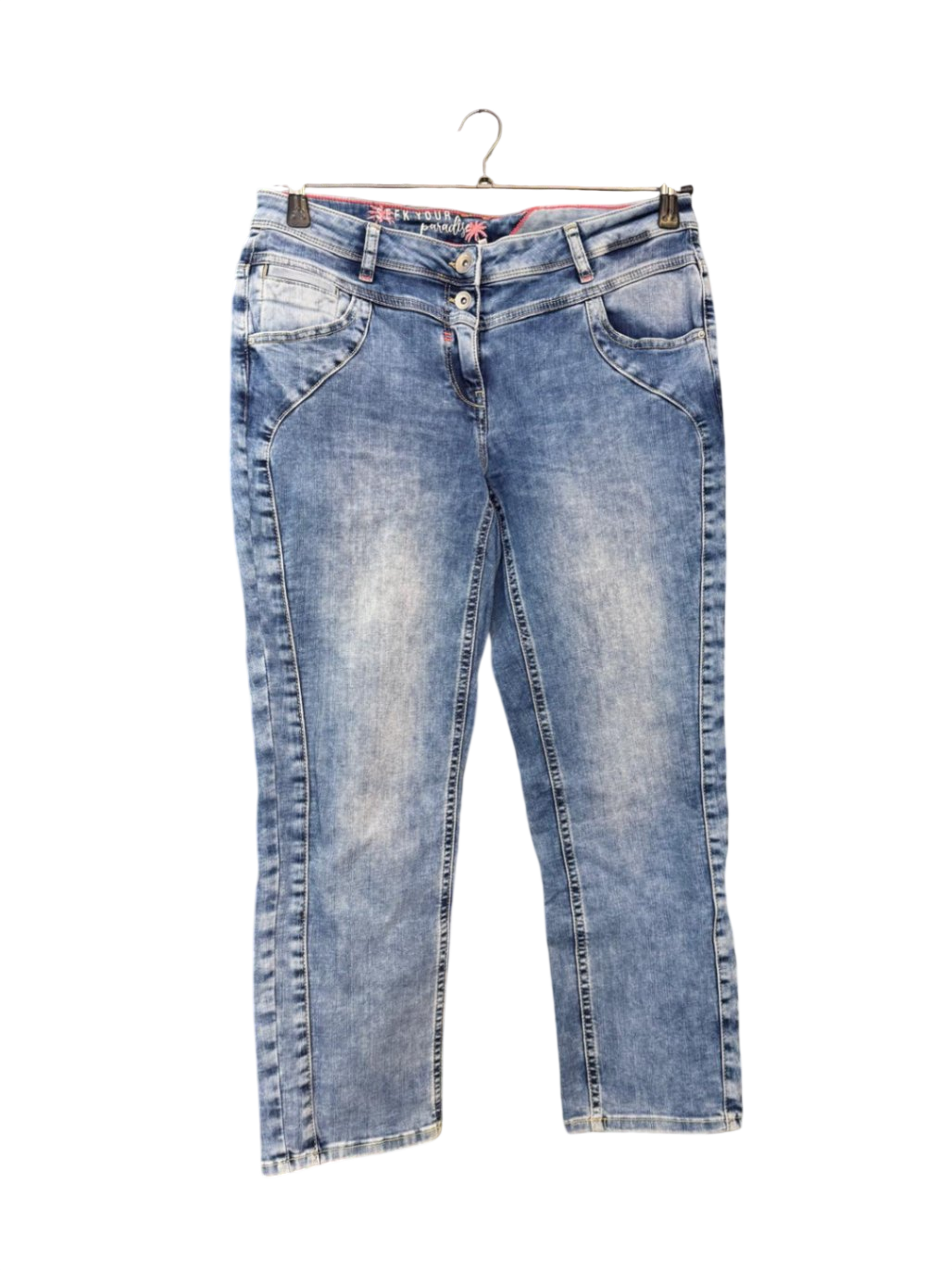 CECIL Jeans Stretch L Blau