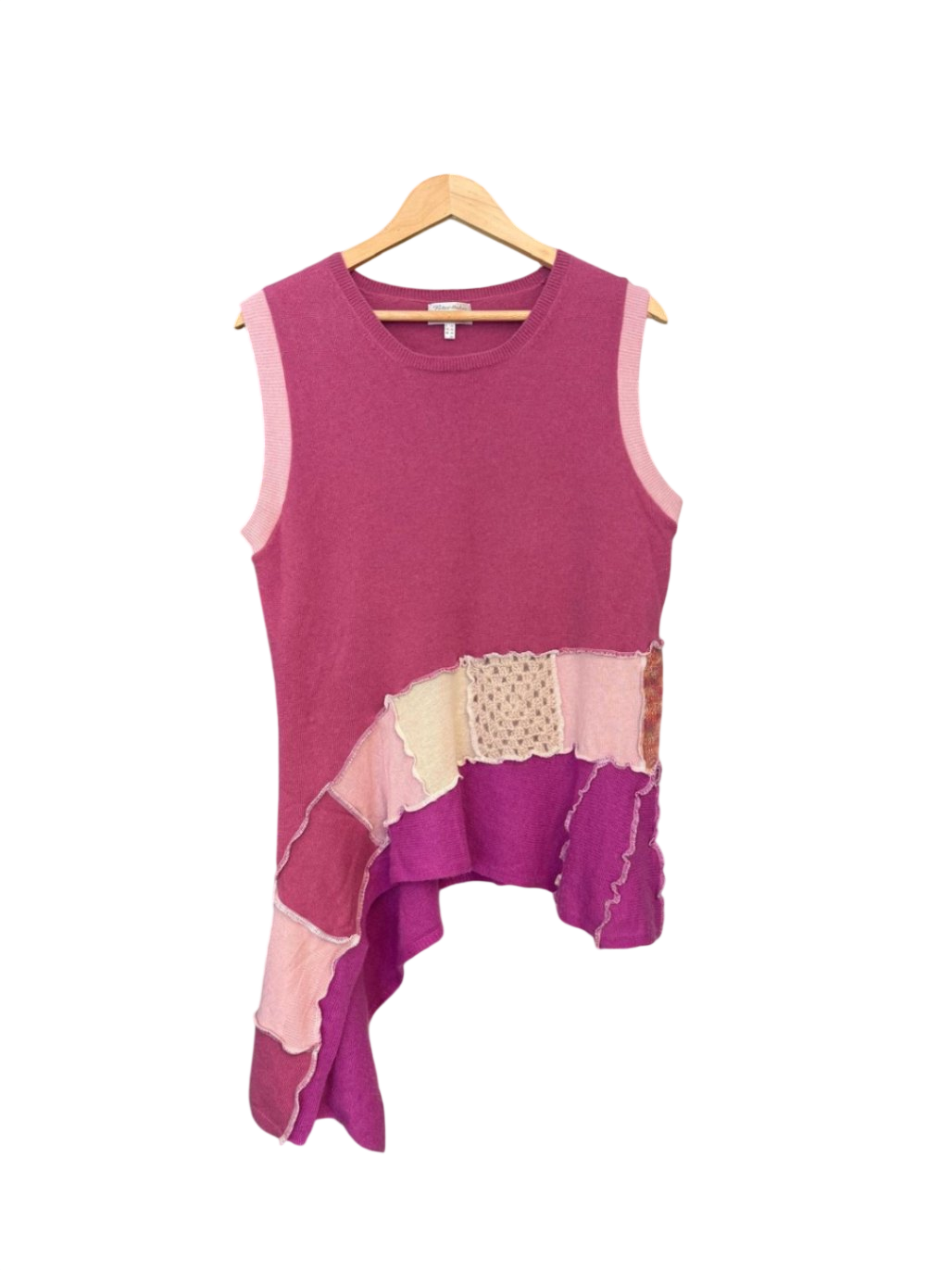 Peter Hahn Kaschmir Top XL-2XL Rosa, Lila, Beige, Braun