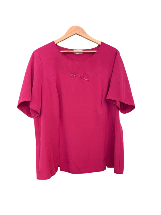 Habella Blusenshirt 2XL-3XL Pink