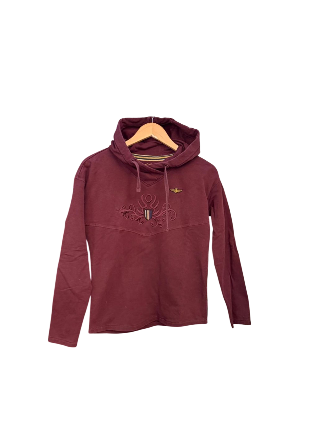 Aeronautica Militare Hoodie XS Burgunderrot