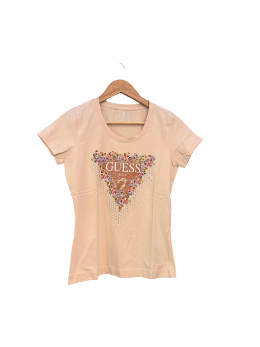 Guess T-Shirt M Hellrosa