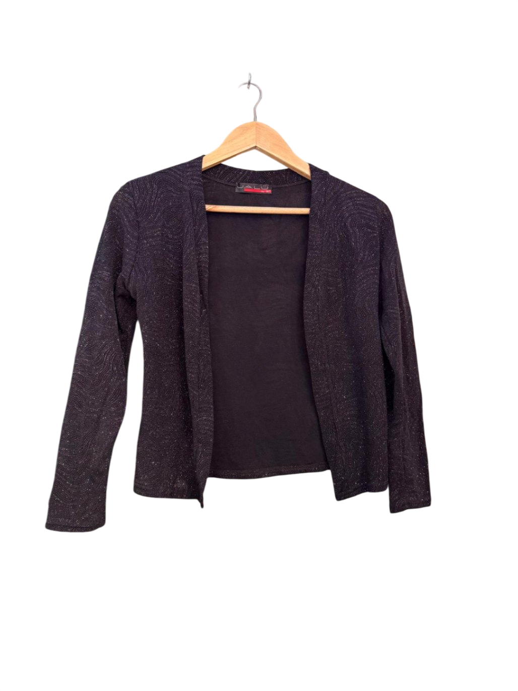 Glitzerweste S Schwarz