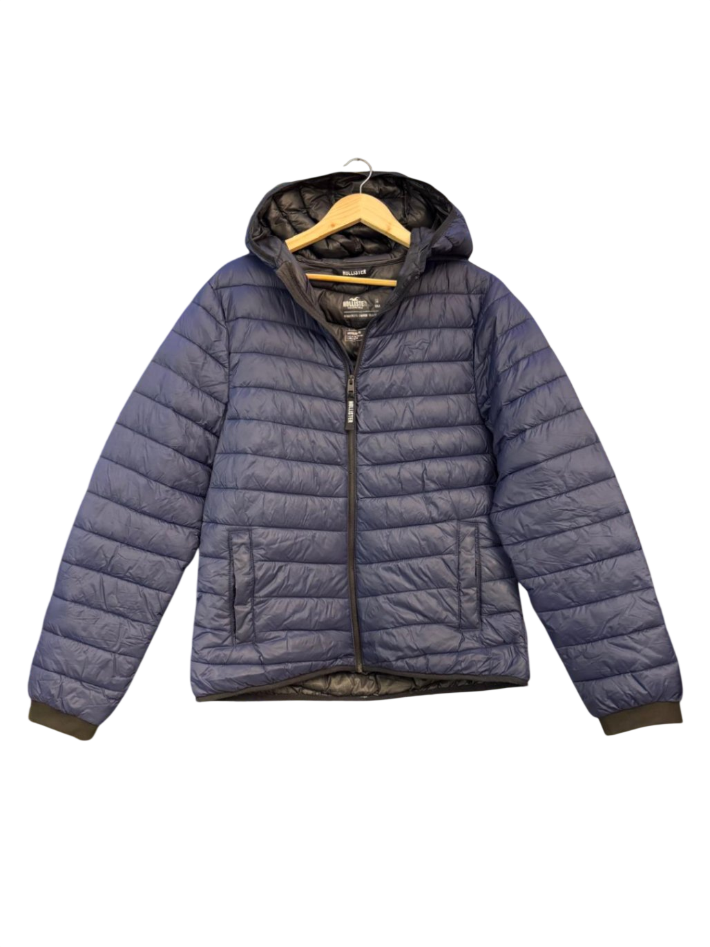 Hollister Jacke M Blau