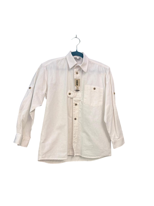 St. Peter Trachten Trachtenhemd 140 (M) Weiß