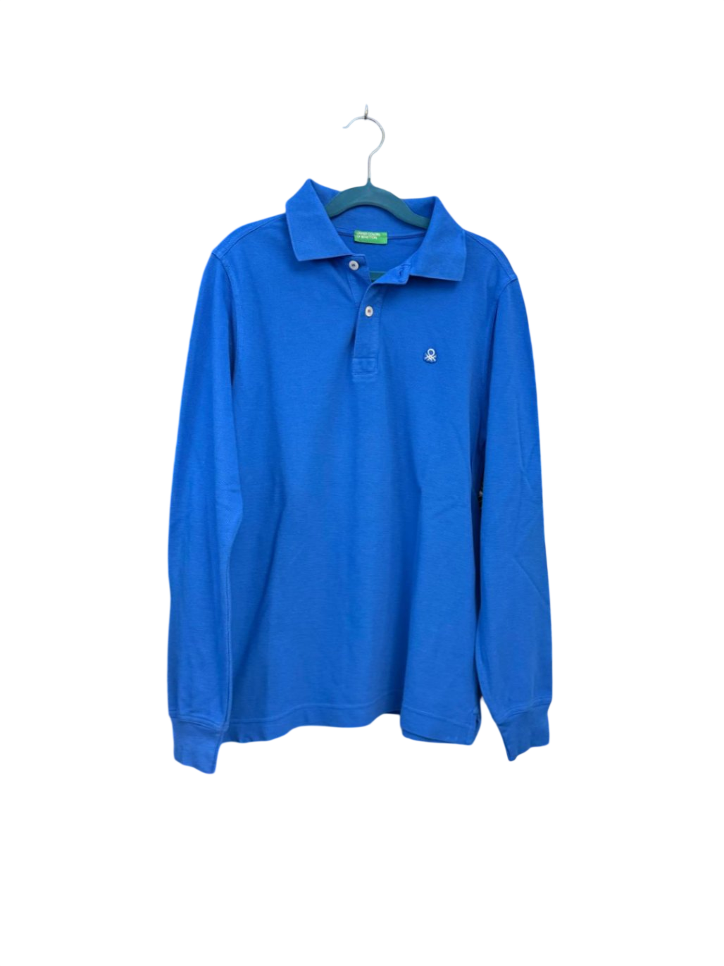 United Colors of Benetton langarm Shirt 150 / XL Blau
