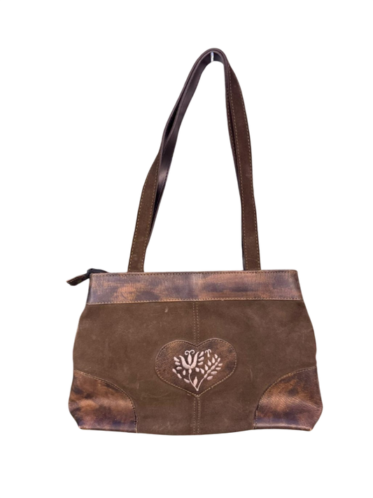 Trachtentasche ca. 35 x 23cm Braun