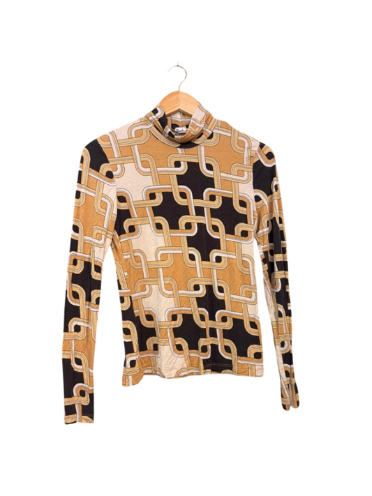 H&M Rolli M Beige, Schwarz, Weiß, Gold